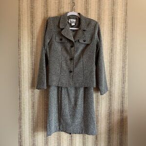 Sheri Martin New York Dress and Coat Bundle Silver Women’s Size 8 two piece